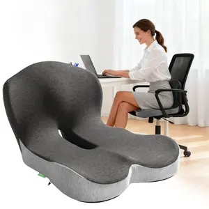 Shilucheng L-Shaped Memory Foam Seat Cushion, Ergonomic Lumbar Back Support for Office Chair, Car & Gaming, Tailbone Pressure Relief, Ideal St. Patrick's Day & Easter Gift