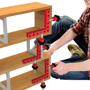 Aluminum Alloy Fixing Clip, Woodworking Angle Clip Tool, Multipurpose Clip Tool for Picture Frame, Box & Drawer, Professional Woodworking Tool