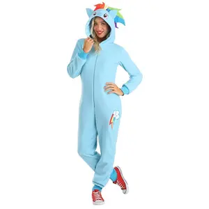 Women's My Little Pony Rainbow Dash Union Suit Costume