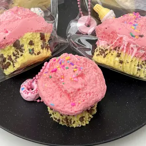 【Buy 3 get 1 free】Macaron Cupcaketaba squishy slime squishies tabba squishies kidstoysFood-Grade Silicone Slow-Rising Rebound Squishy Fidget Toys for Stress Relief - Soft Squeeze Toys with Thick Creamy Slime Texture, Handmade Non-Toxic Sensory Toys
