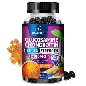 Balincer Glucosamine Chondroitin Health Supplement,Supports Joint Mobility,Supports Bone Health,120 Capsules