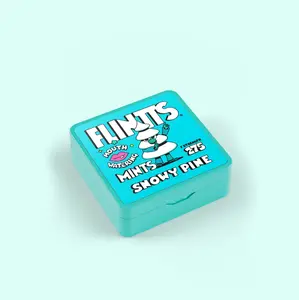 Flintts Mouth Watering Mints: Snowy Pine F-Strength 275, Sugar-Free & Vegan, Dry Mouth Mints