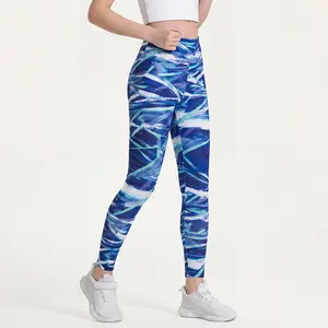 Girls Athletic Leggings High Waist for Kids Teen Girls Yoga Dance Running Gym Pants Ages 5-16 Years
