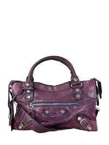 Pre-owned Balenciaga - Shoulder Bags Purple City Bag