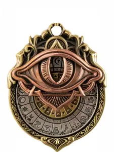 Tarot Vision Pendant - All-Seeing Eye Necklace, Tarot Card Symbol Pendant, Guide Pendant, Mystic Divination Jewelry, Spiritual Guidance, Fate Insights, Smooth Rotation, Modern Versatile Accessories, Exquisite Jewelry Gift#Fashionweek#Fallfreshness