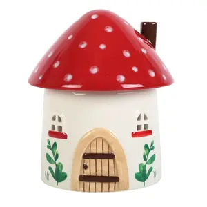 Mushroom House Tealight Wax Warmer - High Quality Wax Warmers for Wax Melts, Compatible with illuminatedbymia Gel Wax Melts, Decorative Wax Warmers for Wax Melts