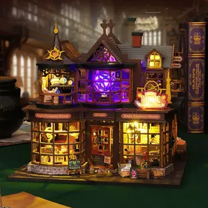 3D Wooden Bookshelf DIY Model Kit, Wood Design, Unique Desktop Decoration, Creative Home Office Craft Project, Perfect Gift Idea