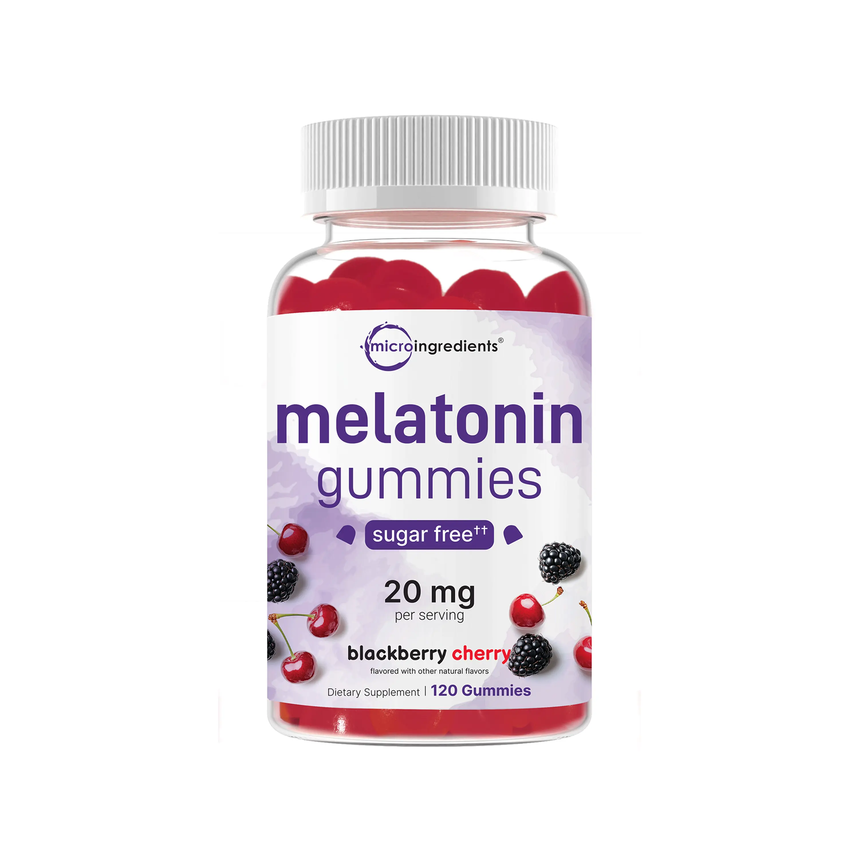 Micro Ingredients Melatonin Gummies, 20mg Double Strength Serving, 120 Count Micro Ingredients Melatonin Gummies, 20mg Double Strength Serving, 120 Count
