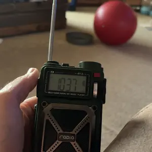 4000mAh NOAA Weather Emergency Radio, AM/FM/WB/SW, Bluetooth, Flashlight, SOS & Solar Power for Hurricane Preparedness & Outdoor Survival Springtok Audio Portable winter storm