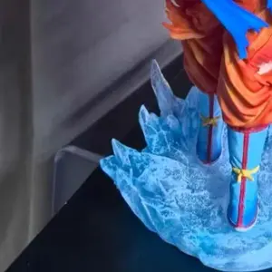Resin  SSJ bule g0ku  Figure for Home Decoration