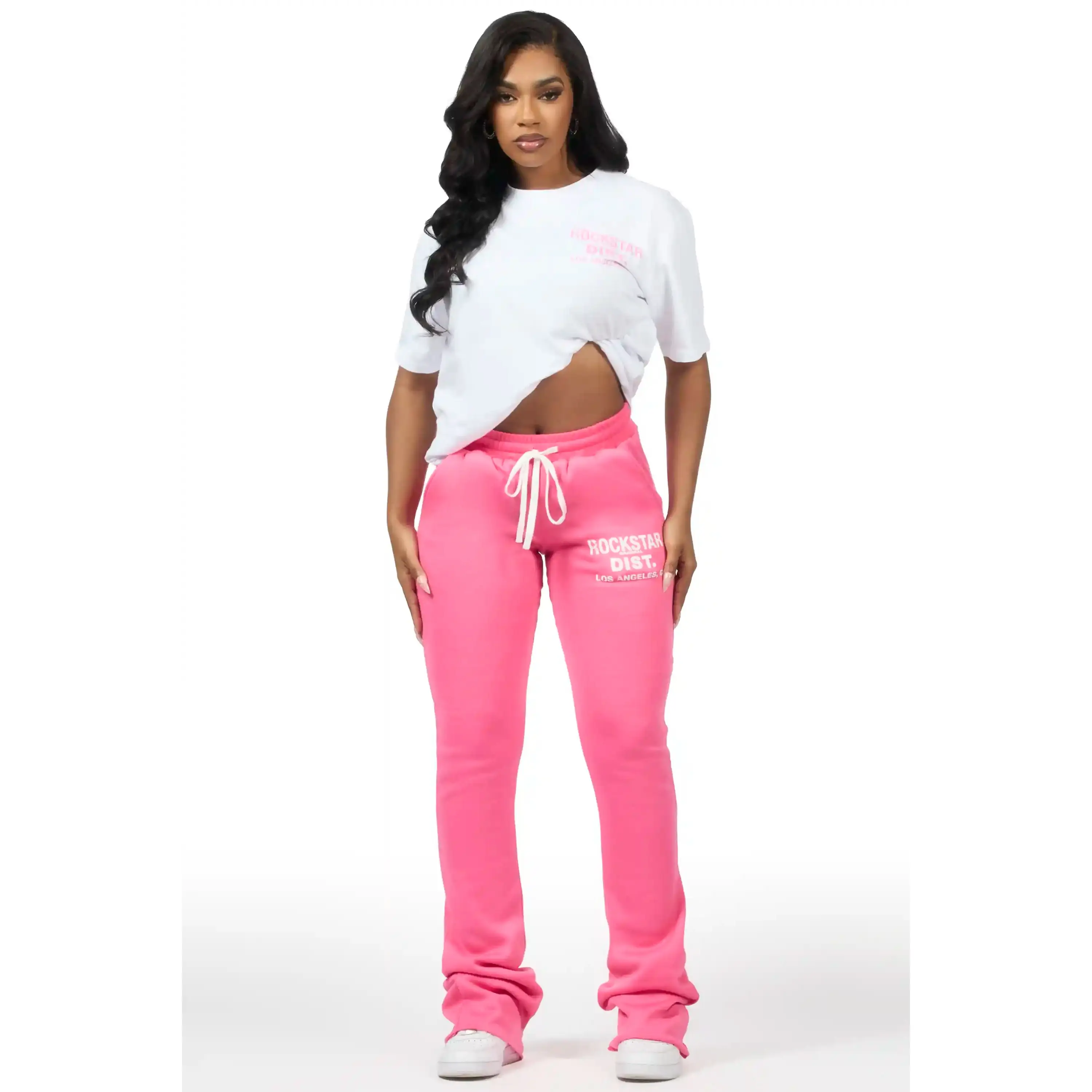 Dalasia 2.0 White/Pink T-Shirt Track Set