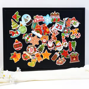 Christmas Gifts Christmas Series Magnetic Patches Removable Durable Suitable for Fridge Laptop & Any Magnetic Surfaces Indoor Outdoor Kitchen Use 38pcs Decor Set backdrop Homedecor
