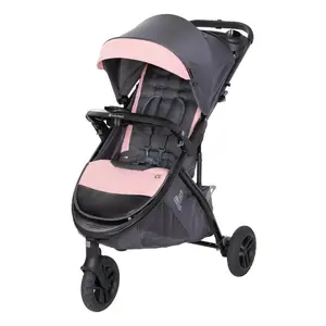 Baby Trend® Tango™ Lightweight Compact 3 All-Terrain Stroller w/ Comfort Cabin Canopy & Extra-Large Storage Basket