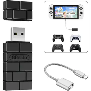 8BitDo USB  Controller Adapter 2 Converter Dongle for / OLED,Steam Deck,Windows,Raspberry Pi, macOS, PS5/PS4/PS3 Controller, Series X/S, One  Controller OTG