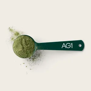 AG1 Metal Measuring Scoop – Green Stainless Steel Scoop for Supplement & Powder Measurement