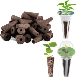 Hydroponic Growing System Refill Kit - Seed Starter Set Compatible with Indoor Plant Grow Lights - Soilless Cultivation Garden Supplies for Germinating Herbs, Vegetables & Flowers - Hydroponics Grow System