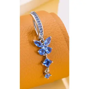 Blue 316 stainless Steel belly piercing 😻