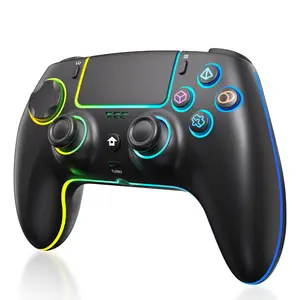 Wireless Anti Stick Drift PS5/PRO Hall Controller for PS5, PC, Mac, Steam Deck & Mobile - Bluetooth 5.0 Gamepad with Hall Effect Sticks, Touchpad, 6-Axis Gyro, Turbo,3.5mm Jack & Charging Cable