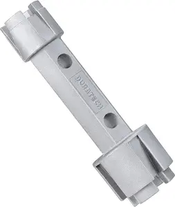 DURATECH Tub Drain Remover Wrench, Dual Ended Aluminum Alloy Wrench for Bath and Shower Drains
