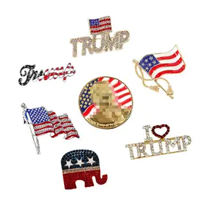 2026 New Independence Day Flag Brooch Cross-border Hot Sale US 250th Anniversary Corsage Clothing Accessories