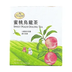 MAGNET Taiwan Peach Oolong Tea Bags - 15 Sachets, 52.5g - Premium Loose Leaf Blend for Refreshing Brew