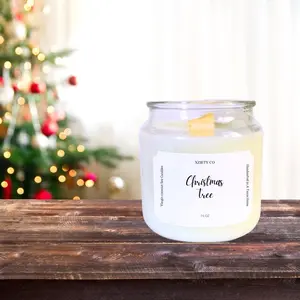Xziety Co. Luxury Christmas Tree Scented Candle- 8- 16 oz