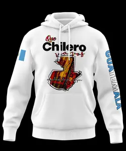 Que Chilero Design White Hoodie