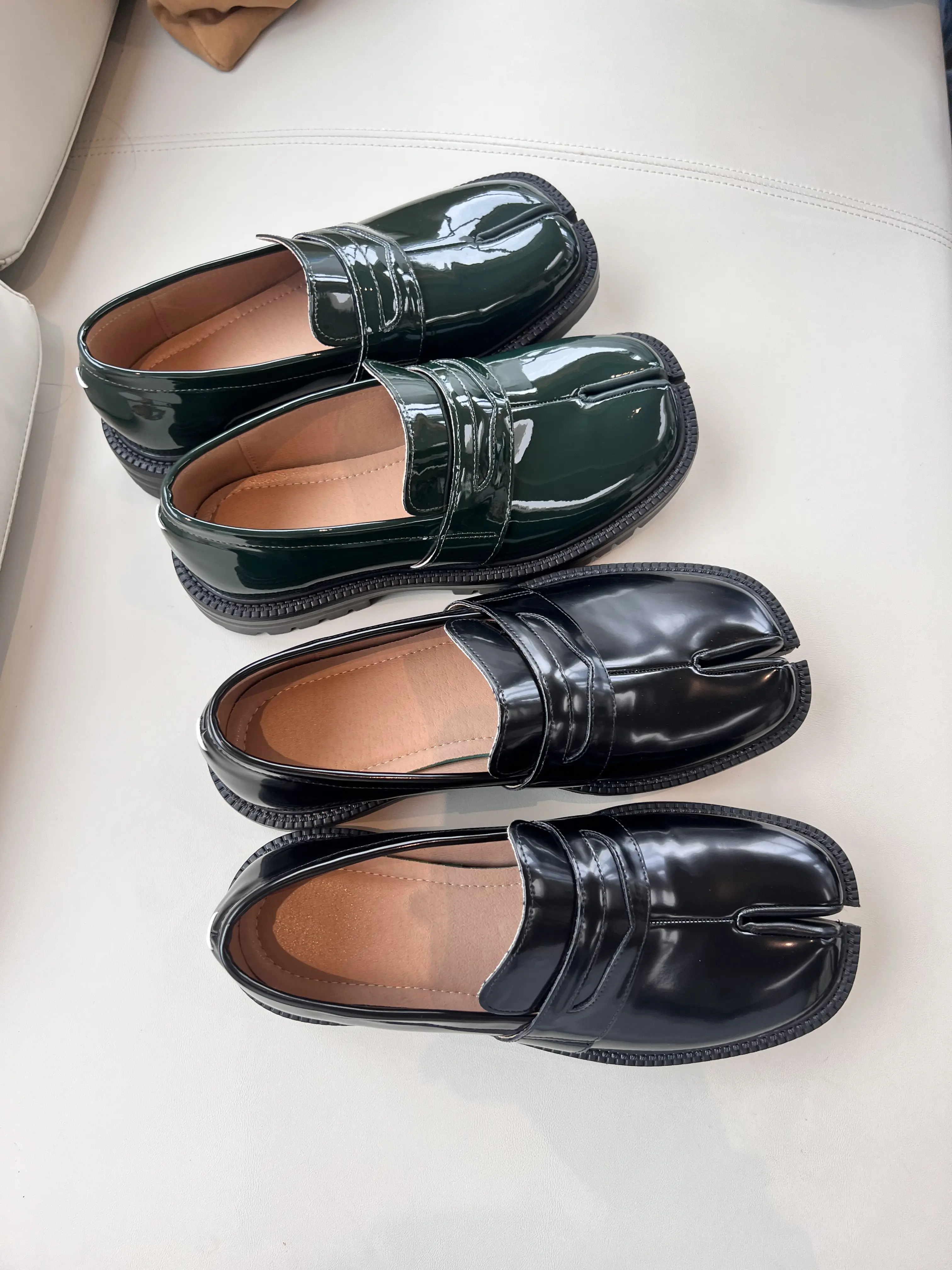 Men's Black Patent Leather Platform Oxford Shoes, Chunky Non-slip Sole, Lace-up Dress Footwear for Business, Casual, Street Style & All Seasons