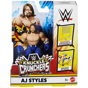 AJ Styles - WWE Knuckle Crunchers 3 Mattel WWE Toy Wrestling Action Figure