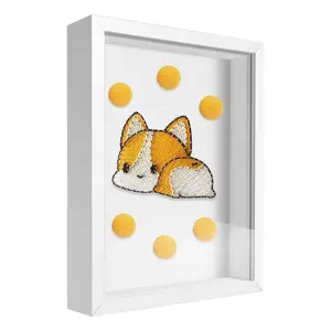8x10 Shadow Box Frame, Metal Push Pins Included, Memory Box Display Case for Memorabilia, Flower Awards, Medals, Wedding Photos