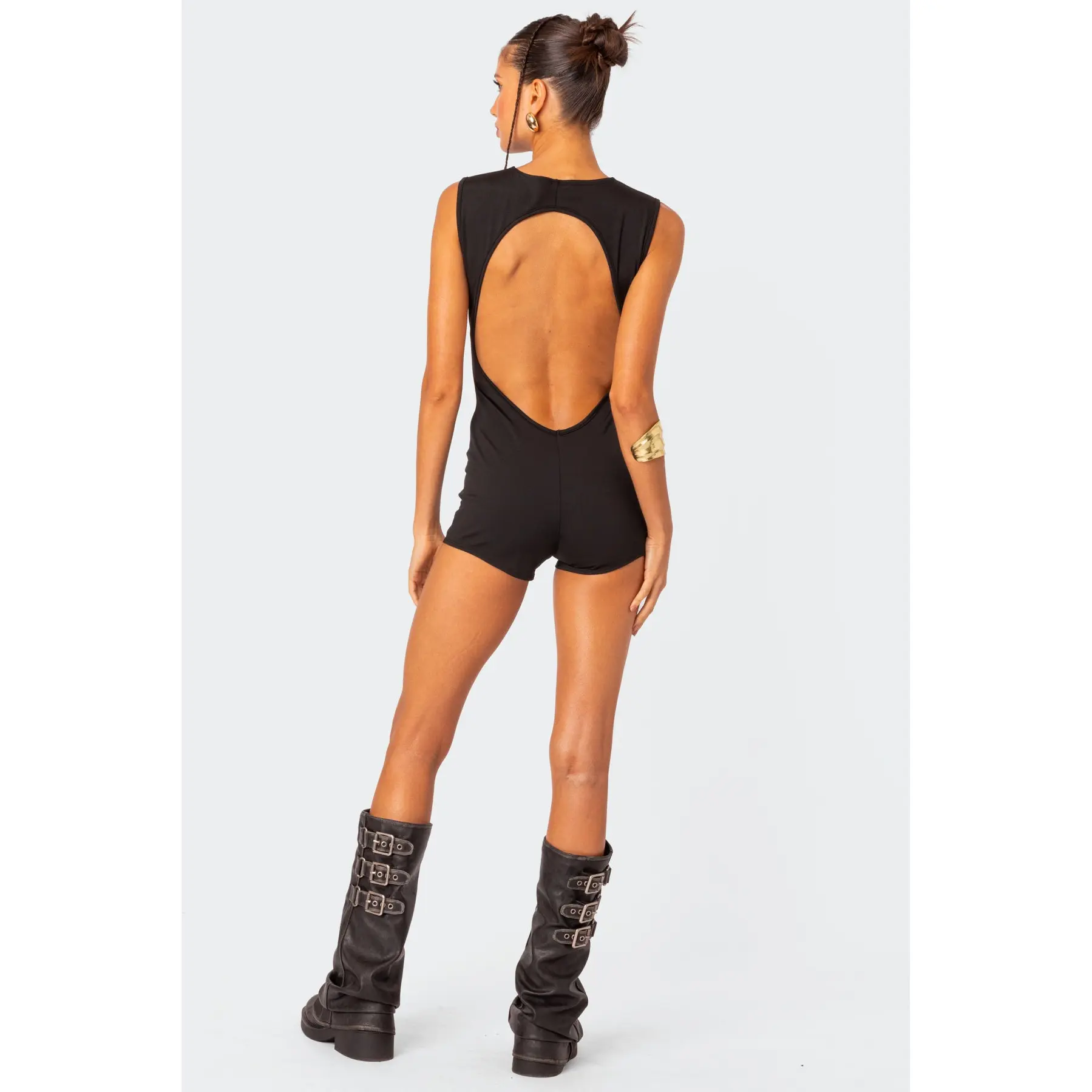 Brynley Open Back Romper