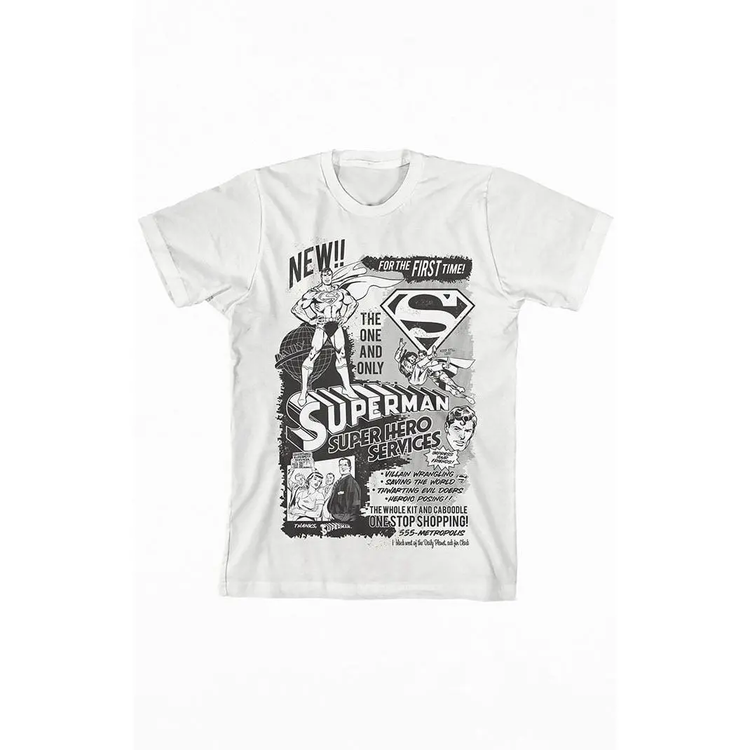 PacSun Kids Retro Superman T-Shirt - Multicolor