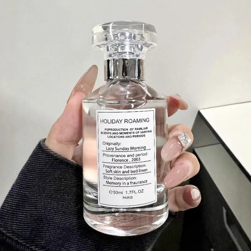 Holiday Travel Perfume 50ml, Fresh Natural Floral Scent, Long-Lasting Fragrance for Dates & Daily Life, Daily Wear Fragrance, Ideal Gift for Her