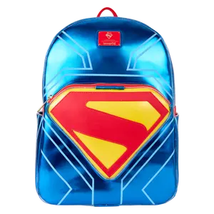 Superman Light Up Glow Full-Size Backpack