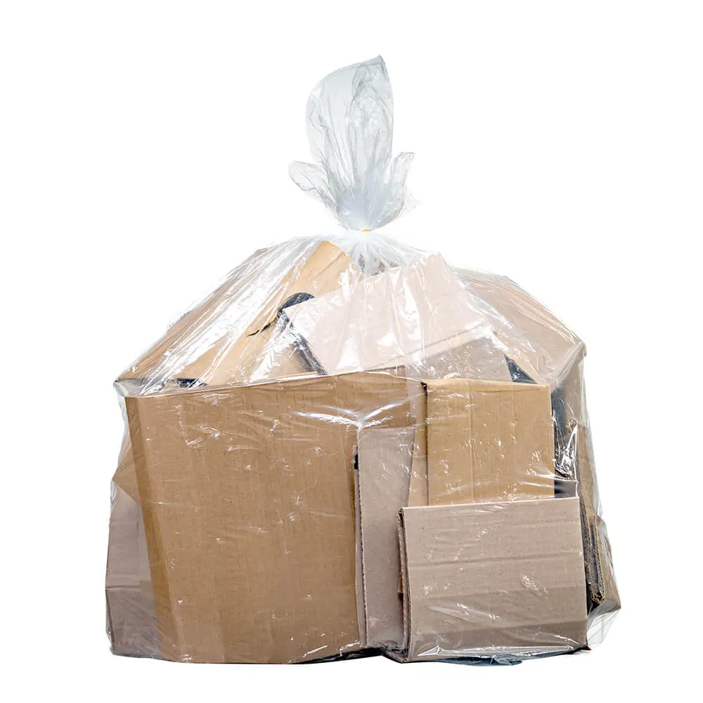 Sample of 20-30 Gallon Extra Clear Recycling Bags