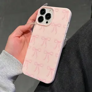 Bow Design Phone Case Cover, Shockproof Full Protection Durable, Compatible with iPhone 17/16/11/12/13/14/15/16 Pro Max/plus/air, Gift for Boyfriend/girlfriend, Accessories