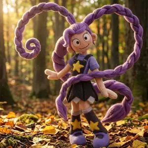 25 CM Lily Lovebraids Plush Toy | Poppy Playtime Plush | Cute Horror Game Plushie | Gift For Her | Gift for Gamers | Fan Art Collectible |