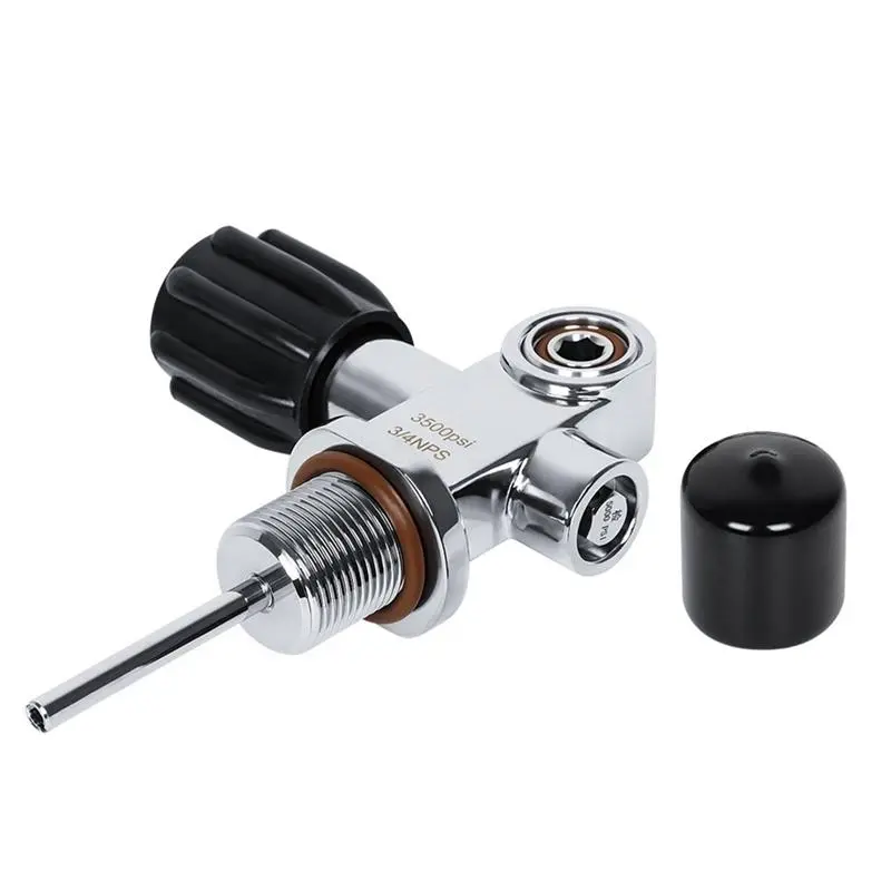 5000Psi 3/4-14NPS G3/4 High Pressure Scuba Diving Tank Valve Cylinder Reducing Valve for YOKE/DIN