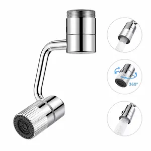 1080° universal faucet extender,  Dual-Mode Spray, 1080° Rotation, Water Saving, All-Angle Control, Rotating Swivel Faucet Aerator Extender, Kitchen Bathroom Sink Faucets Sprayer Attachment with 2 Mode Splash SummerVibes