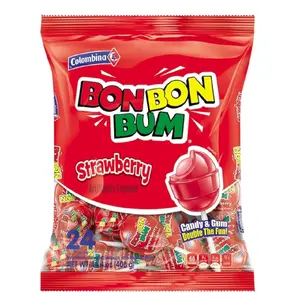 1 Bolsa de Colombina BonBon Bum Fresa  24 und