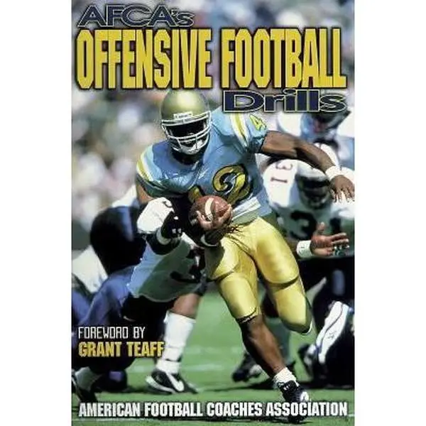 USED Book - Afca's Offensive Football Drills by American Football Coaches Association (Paperback) - english
