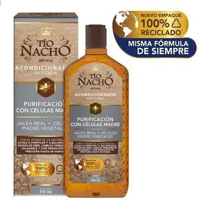 Tio Nacho Acondicionador purificacion con celulas madre jalea real+celular madres vegetales x415ml