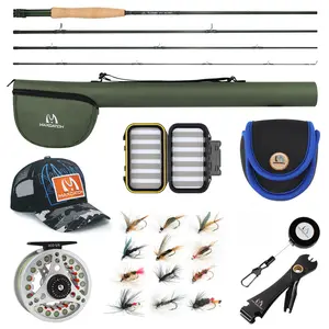 Maxcatch Extreme Fly Fishing Combo Kit 3/5/6/8 Weight, Starter Fly Rod and Reel Outfit, with a Protective Travel Case