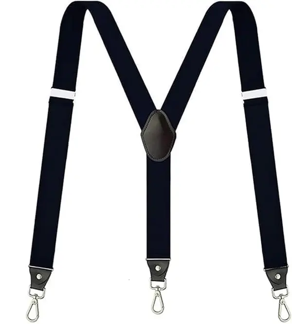 Heavy Duty Work Suspenders for Men Women  Adjustable Y-Back Elastic Suspenders for All-Day Comfort