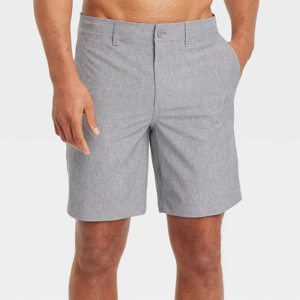 Men's 9" Hybrid Swim Shorts - Goodfellow & Co Gray 38