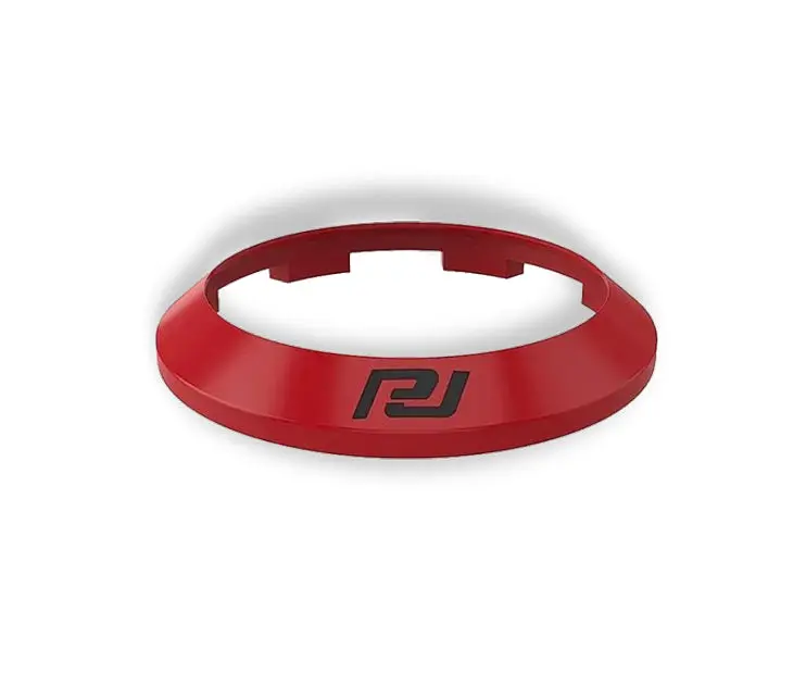 The Perimeter Pro 1 – Heavy-Duty, High-Impact Rubber Basketball Training Aid easily attaches to a 18” rim, featuring a cone-shaped target to improve precision shooting, arc control, muscle memory, and confidence for enhanced on-court performance.