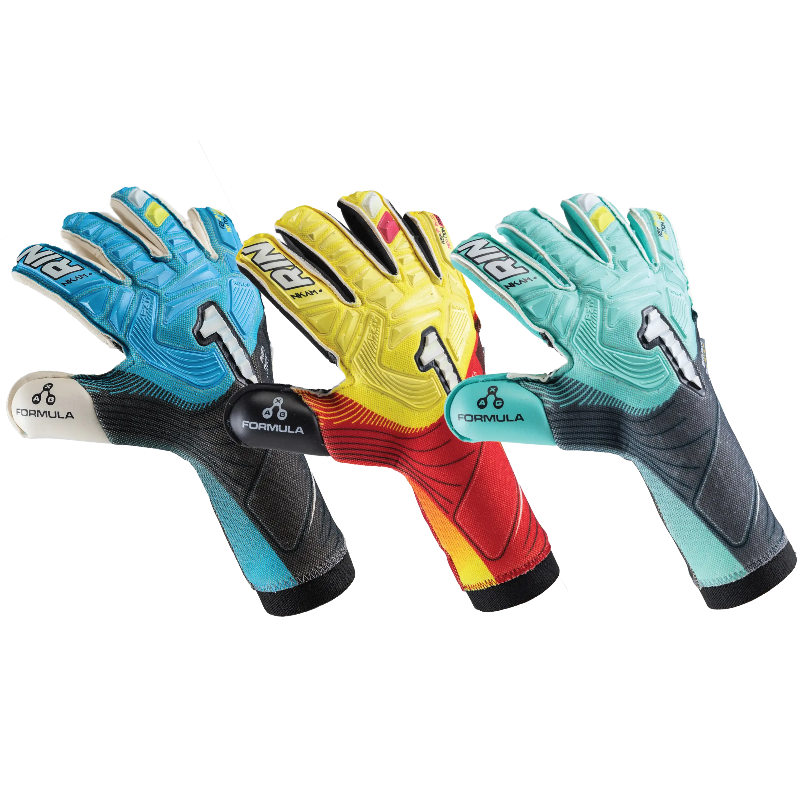 Rinat NKAM-Onana Pro Goalkeeper Glove - German Latex AXG Formula, Rollfinger Cut, Breathex Backhand Soccer Gear