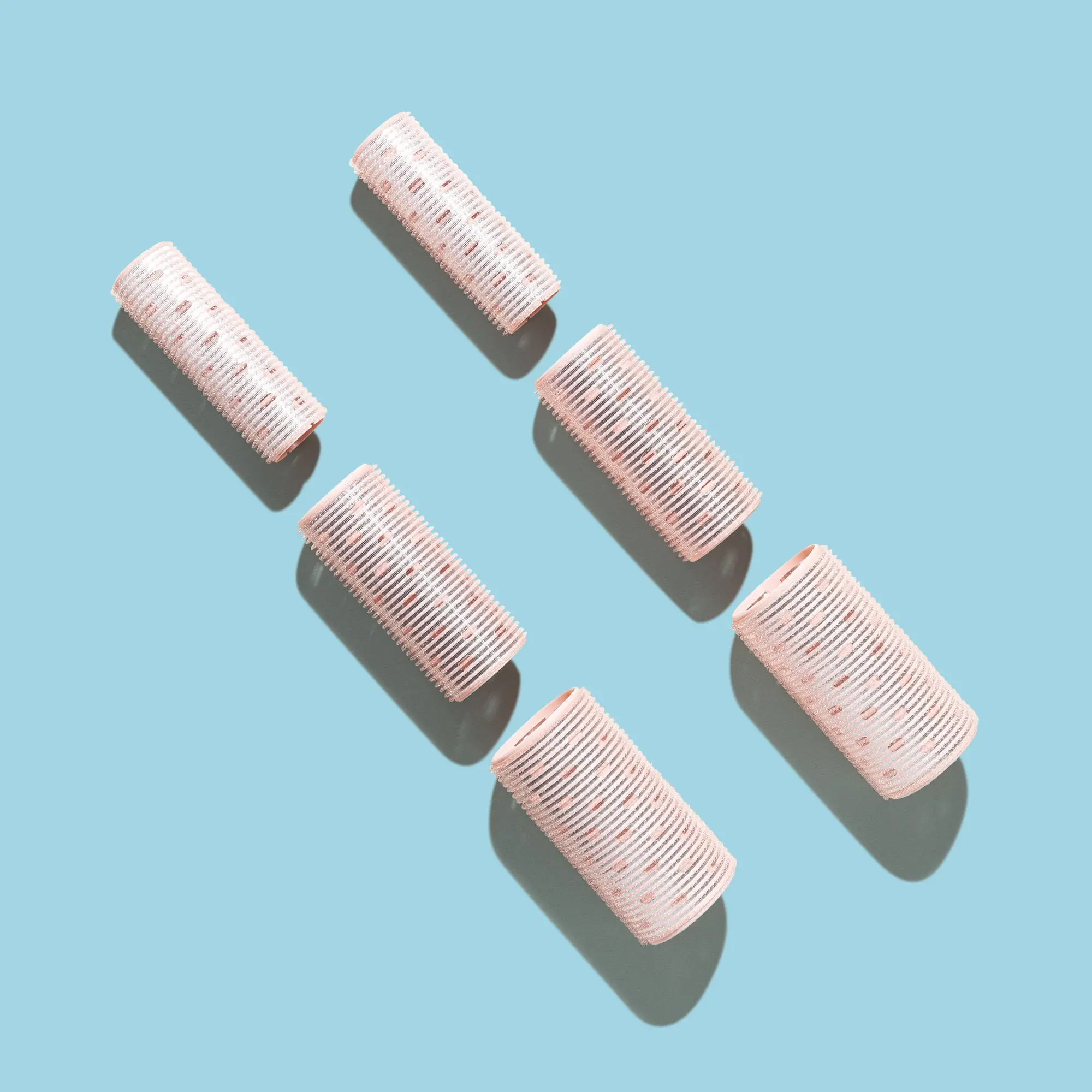 VELCRO HAIR ROLLERS - 6 Pack for Volume & Salon Blowouts at Home Heatless Haircare Tools