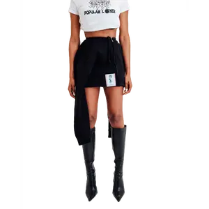 Black Hoodie Skirt Black Hoodie Skirt