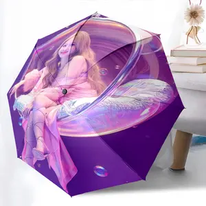 Bubble Sphere Printed New Universal Umbrella, Automatic Folding Umbrella, Portable Foldable Design Travel Umbrella, Outdoor Umbrella, Black Friday, Christmas, Birthday Gift F120